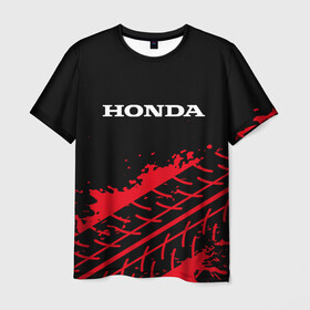 Мужская футболка 3D с принтом HONDA / ХОНДА в Санкт-Петербурге, 100% полиэфир | прямой крой, круглый вырез горловины, длина до линии бедер | accord | auto | civic | crv | honda | jylf | logo | moto | motors | racing | sport | авто | автомобиль | аккорд | гонки | гоночный | лого | логотип | логотипы | марка | мото | моторс | мотоцикл | рщтвф | серия | символ | символы | спорт