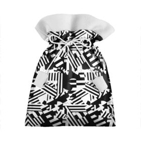 Подарочный 3D мешок с принтом Хаотичные линии в Санкт-Петербурге, 100% полиэстер | Размер: 29*39 см | абстракция | белое | геометрические абстракции | геометрия | кляксы | линии | полоски | полосы | пятна | узоры | хаос | хаотичные линии | черно белое | чернобелое | черное | черные линии