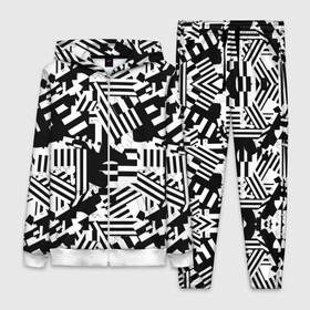 Женский костюм 3D с принтом Хаотичные линии в Санкт-Петербурге,  |  | Тематика изображения на принте: абстракция | белое | геометрические абстракции | геометрия | кляксы | линии | полоски | полосы | пятна | узоры | хаос | хаотичные линии | черно белое | чернобелое | черное | черные линии