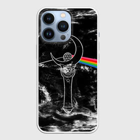 Чехол для iPhone 13 Pro с принтом Dark Side of the Moon Stick в Санкт-Петербурге,  |  | Тематика изображения на принте: anime | japan | manga | pink floyd | sailor moon | аниме | девочка | девушка | луна | лунная призма | манга | сейлор мун | сэйлор мун | япония