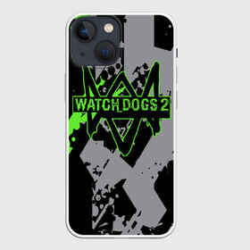 Чехол для iPhone 13 mini с принтом WATCH DOGS в Санкт-Петербурге,  |  | hack | killer | legion | review | walkthrough | watch dogs 2 | ватч | догс | иллинойс | мститель | ниндзя | сторожевые псы | фрост | хакер | черный | чикаго | штат | эйден пирс