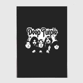 Постер с принтом Deep Purple в Санкт-Петербурге, 100% бумага
 | бумага, плотность 150 мг. Матовая, но за счет высокого коэффициента гладкости имеет небольшой блеск и дает на свету блики, но в отличии от глянцевой бумаги не покрыта лаком | album | deep | hard | metal | purple | rock | альбом | британия | группа | метал | рок | хард | хеви
