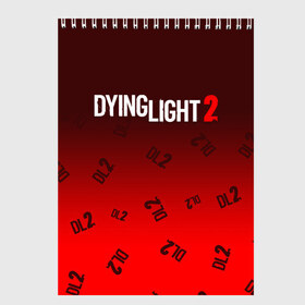 Скетчбук с принтом DYING LIGHT 2 ДАИНГ ЛАЙТ в Санкт-Петербурге, 100% бумага
 | 48 листов, плотность листов — 100 г/м2, плотность картонной обложки — 250 г/м2. Листы скреплены сверху удобной пружинной спиралью | Тематика изображения на принте: dying | dying light 2 | dyinglight 2 | dyinglight2 | game | games | horror | light | survival | zombie | выживание | даинг | даинг лайт 2 | даинглайт 2 | даинглайт2 | зомби | игра | игры | лайт | лого | логотип | логотипы | свет | символ | символы