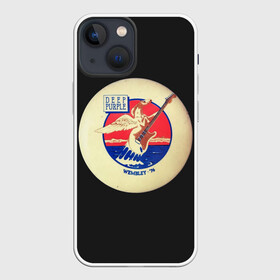 Чехол для iPhone 13 mini с принтом Deep Purple в Санкт-Петербурге,  |  | album | deep | hard | metal | purple | rock | альбом | британия | группа | метал | рок | хард | хеви