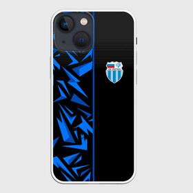 Чехол для iPhone 13 mini с принтом РОТОР Волгоград в Санкт-Петербурге,  |  | fc | football club | rotor | rotor volgograd | sport | vlg | volgograd | волгоград | ротор | ротор волгоград | униформа | фирменые цвета | фк | форма | футбольная | футбольная форма ротор