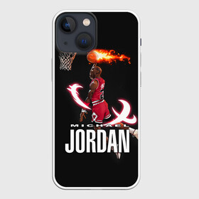 Чехол для iPhone 13 mini с принтом MICHAEL JORDAN в Санкт-Петербурге,  |  | jordan | michael | michael jordan | nba | баскетбол | баскетболист | джордан | защитник | майкл | майкл джордан | нба