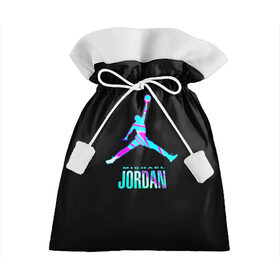 Подарочный 3D мешок с принтом Jordan в Санкт-Петербурге, 100% полиэстер | Размер: 29*39 см | jordan | michael | nba | баскетбол | джорданмайкл | игра | легенда | майкл джордан | мяч | неон | футбол