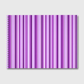Альбом для рисования с принтом Фиолетово-чёрные полосы в Санкт-Петербурге, 100% бумага
 | матовая бумага, плотность 200 мг. | вертикальные полосы | вертикальный рисунок | линии | полосы | розовый | светлый | темный | фиолетовый | черный