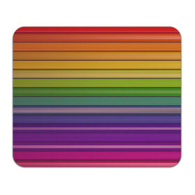 Коврик для мышки прямоугольный с принтом Радужные линии в Санкт-Петербурге, натуральный каучук | размер 230 х 185 мм; запечатка лицевой стороны | вертикальные линии | вертикальный рисунок | линии | радуга | цвета | яркие цвета