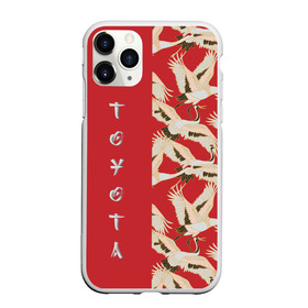 Чехол для iPhone 11 Pro матовый с принтом Toyota в Санкт-Петербурге, Силикон |  | Тематика изображения на принте: pattern | supra | toyota | гуси | гусь | журавли | журавль | красная | красный | птицы | цапли | цапля | япония | японский | японский узор