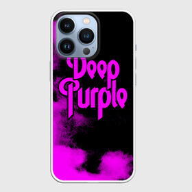 Чехол для iPhone 13 Pro с принтом Deep Purple в Санкт-Петербурге,  |  | deep purple | альбом | гловер | группа | дееп | деп | ди | дип | диперпл | дипперпл | иэн гиллан | иэн пэйс | лого | логотип | метал | морс | пепл | перпл | прогрессивный | психоделический | рок | символ | хард