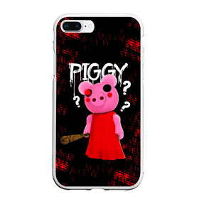 Чехол для iPhone 7Plus/8 Plus матовый с принтом ROBLOX PIGGY - СВИНКА ПИГГИ в Санкт-Петербурге, Силикон | Область печати: задняя сторона чехла, без боковых панелей | pig | piggy | roblox | игра | компьютерная игра | логотип | онлайн | онлайн игра | пигги | поросенок | роблакс | роблокс | свинка | свинья