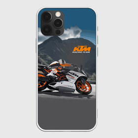 Чехол для iPhone 12 Pro Max с принтом KTM Racing team в Санкт-Петербурге, Силикон |  | Тематика изображения на принте: clouds | ktm | motorcycle | mountains | nature | racer | racing | route | sky | team | гонщик | горы | мотоцикл | небо | облака | природа | трасса