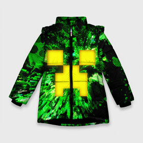 Зимняя куртка для девочек 3D с принтом Minecraft Майнкрафт в Санкт-Петербурге, ткань верха — 100% полиэстер; подклад — 100% полиэстер, утеплитель — 100% полиэстер. | длина ниже бедра, удлиненная спинка, воротник стойка и отстегивающийся капюшон. Есть боковые карманы с листочкой на кнопках, утяжки по низу изделия и внутренний карман на молнии. 

Предусмотрены светоотражающий принт на спинке, радужный светоотражающий элемент на пуллере молнии и на резинке для утяжки. | creeper | dungeons | earth | game | minecraft | minecraft earth | блоки | грифер | игры | квадраты | компьютерная игра | крипер | маинкрафт | майн | майнкравт | майнкрафт