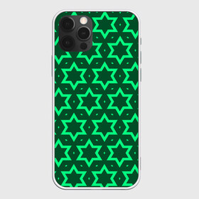 Чехол для iPhone 12 Pro Max с принтом Звезда Давида в Санкт-Петербурге, Силикон |  | вертикальный рисунок | звезда | звезда давида | звёзды | звезды давида | зеленый | зеленый узор | светлый | тёмный | узор