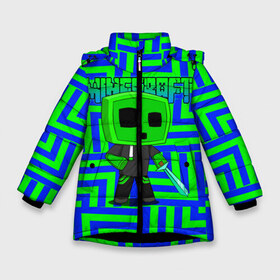 Зимняя куртка для девочек 3D с принтом Minecraft Creeper в Санкт-Петербурге, ткань верха — 100% полиэстер; подклад — 100% полиэстер, утеплитель — 100% полиэстер. | длина ниже бедра, удлиненная спинка, воротник стойка и отстегивающийся капюшон. Есть боковые карманы с листочкой на кнопках, утяжки по низу изделия и внутренний карман на молнии. 

Предусмотрены светоотражающий принт на спинке, радужный светоотражающий элемент на пуллере молнии и на резинке для утяжки. | craft | creeper | game | mine | minecraft | pixel | roblox | блоки | грифер | игры | квадраты | компьютерная игра | крипер | маинкрафт | майн | майнкравт | майнкрафт | маркус перссон | пиксель | роблокс | шахта