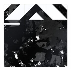 Магнитный плакат 3Х3 с принтом Гранж-абстакция в Санкт-Петербурге, Полимерный материал с магнитным слоем | 9 деталей размером 9*9 см | абстракция | геометрия | гранж | грязь | черно белый