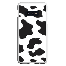 Чехол для Samsung S10E с принтом COW PRINT в Санкт-Петербурге, Силикон | Область печати: задняя сторона чехла, без боковых панелей | animals | cow | cow print | корова | коровий принт