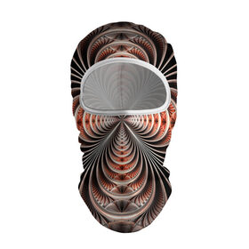 Балаклава 3D с принтом Зеркальная спираль в Санкт-Петербурге, 100% полиэстер, ткань с особыми свойствами — Activecool | плотность 150–180 г/м2; хорошо тянется, но при этом сохраняет форму. Закрывает шею, вокруг отверстия для глаз кайма. Единый размер | зеркало | зеркальный рисунок | серебренный рисунок | серебро | спираль | туннель | цветок