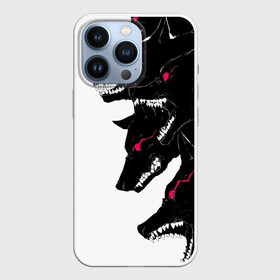 Чехол для iPhone 13 Pro с принтом Волки в Санкт-Петербурге,  |  | animals | art | beast | fangs | predator | wolves | арт | волки | животные | зверь | клыки | хищник