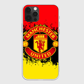 Чехол для iPhone 12 Pro с принтом MANCHESTER UNITED. в Санкт-Петербурге, силикон | область печати: задняя сторона чехла, без боковых панелей | fc | football | football club | manchester united | sport | английский профессиональный футбольный клуб | манчестер юнайтед | спорт | уефа | униформа | фирменные цвета | фк | футбол | футбольный клуб