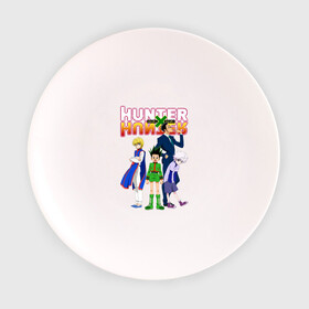 Тарелка 3D с принтом Хантер лого с героями  в Санкт-Петербурге, фарфор | диаметр - 210 мм
диаметр для нанесения принта - 120 мм | anime | hunter x hunter | аниме | гон фрикс | манга | охотник х охотник | хантер хантер | хантеры