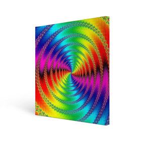 Холст квадратный с принтом Цветной гипноз в Санкт-Петербурге, 100% ПВХ |  | Тематика изображения на принте: насыщенные цвета | радуга | спираль | цвет | цвета | яркие цвета | ярко