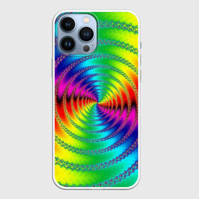 Чехол для iPhone 13 Pro Max с принтом Цветной гипноз в Санкт-Петербурге,  |  | насыщенные цвета | радуга | спираль | цвет | цвета | яркие цвета | ярко