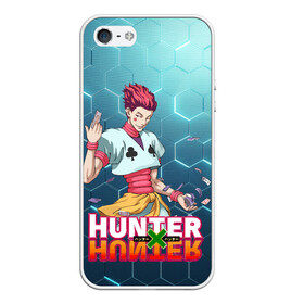 Чехол для iPhone 5/5S матовый с принтом Хисока Hunter x Hunter в Санкт-Петербурге, Силикон | Область печати: задняя сторона чехла, без боковых панелей | anime | hunter | hunter x hunter | zoldyck | аниме | зодиак | охотник | охотники | хисока