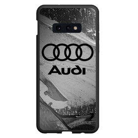 Чехол для Samsung S10E с принтом AUDI АУДИ в Санкт-Петербурге, Силикон | Область печати: задняя сторона чехла, без боковых панелей | audi | auto | felb | logo | moto | quattro | sport | symbol | авто | автомобильные | ауди | кватро | кольца | лого | логотип | логотипы | марка | мото | символ | спорт | фгвш | шильдик