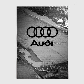 Постер с принтом AUDI / АУДИ в Санкт-Петербурге, 100% бумага
 | бумага, плотность 150 мг. Матовая, но за счет высокого коэффициента гладкости имеет небольшой блеск и дает на свету блики, но в отличии от глянцевой бумаги не покрыта лаком | audi | auto | felb | logo | moto | quattro | sport | symbol | авто | автомобильные | ауди | кватро | кольца | лого | логотип | логотипы | марка | мото | символ | спорт | фгвш | шильдик