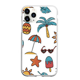 Чехол для iPhone 11 Pro Max матовый с принтом Отпуск в Санкт-Петербурге, Силикон |  | Тематика изображения на принте: summer | ананас | ананасы | гаваи | гавайская | звезда | звёзды | зонт | лето | мороженное | отдых | отпуск | очки | пальма | пальмы | пляж | солнце | туризм | туристическая