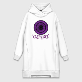 Платье-худи хлопок с принтом YASTEROD big в Санкт-Петербурге,  |  | eye | purple | rinnegan | yasterod | глаз | риннеган | фиолетовый