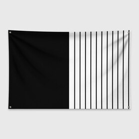 Флаг-баннер с принтом Dark knite в Санкт-Петербурге, 100% полиэстер | размер 67 х 109 см, плотность ткани — 95 г/м2; по краям флага есть четыре люверса для крепления | artwork | dark knite | two face | линии | полоски