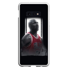 Чехол для Samsung S10E с принтом MICHAEL JORDAN в Санкт-Петербурге, Силикон | Область печати: задняя сторона чехла, без боковых панелей | Тематика изображения на принте: jordan | michael | michael jordan | nba | баскетбол | баскетболист | джордан | защитник | майкл | майкл джордан | нба