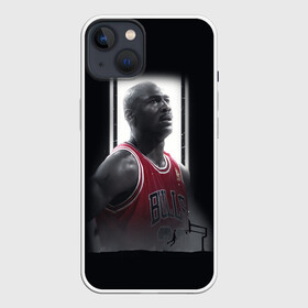 Чехол для iPhone 13 с принтом MICHAEL JORDAN в Санкт-Петербурге,  |  | jordan | michael | michael jordan | nba | баскетбол | баскетболист | джордан | защитник | майкл | майкл джордан | нба