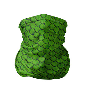 Бандана-труба 3D с принтом зелёная чешуя  в Санкт-Петербурге, 100% полиэстер, ткань с особыми свойствами — Activecool | плотность 150‒180 г/м2; хорошо тянется, но сохраняет форму | чешуя | чешуя ящерицы
