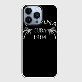 Чехол для iPhone 13 Pro с принтом Havana в Санкт-Петербурге,  |  | 1981 | 1984 | cuba | havana | гавана | закат | куба | пальма | потерялся | прикол | путишествие | путишествия | серебро | че гевара | чегевара | эрнесто