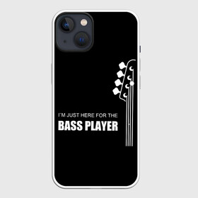 Чехол для iPhone 13 с принтом BASS PLAYER (GUITAR) в Санкт-Петербурге,  |  | guitar | nick senpai | бас | бас гитара | гитара | марченко | никита марченко