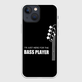Чехол для iPhone 13 mini с принтом BASS PLAYER (GUITAR) в Санкт-Петербурге,  |  | guitar | nick senpai | бас | бас гитара | гитара | марченко | никита марченко