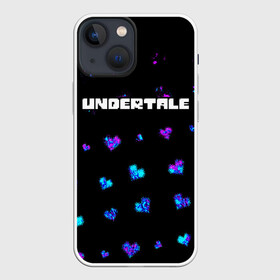 Чехол для iPhone 13 mini с принтом UNDERTALE   АНДЕРТЕЙЛ в Санкт-Петербурге,  |  | annoying | asriel | chara | dog | frisk | game | games | logo | papyrus | sans | tale | under | undertale | азриэль | андер | андертейл | игра | игры | лого | логотип | надоедливая | папирус | санс | сердечко | сердце | символ | символы | собака 