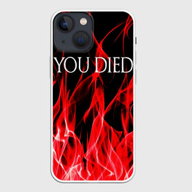 Чехол для iPhone 13 mini с принтом YOU DIED в Санкт-Петербурге,  |  | dark souls | dark souls iii | дарк солс | дарк соулс | темные души | черные души
