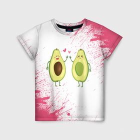 Детская футболка 3D с принтом Авокадо в Санкт-Петербурге, 100% гипоаллергенный полиэфир | прямой крой, круглый вырез горловины, длина до линии бедер, чуть спущенное плечо, ткань немного тянется | авокадо | веган | еда блогеров | мемы | минимализм | прикольные картинки | прикольные надписи | растение | смешное авокадо | фрукт