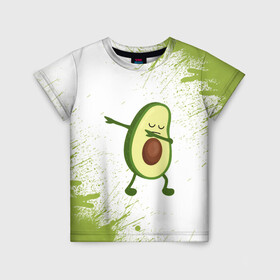 Детская футболка 3D с принтом Авокадо в Санкт-Петербурге, 100% гипоаллергенный полиэфир | прямой крой, круглый вырез горловины, длина до линии бедер, чуть спущенное плечо, ткань немного тянется | авокадо | веган | еда блогеров | мемы | минимализм | прикольные картинки | прикольные надписи | растение | смешное авокадо | фрукт