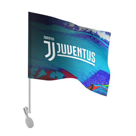 Флаг для автомобиля с принтом JUVENTUS / ЮВЕНТУС в Санкт-Петербурге, 100% полиэстер | Размер: 30*21 см | ball | club | dtynec | foot | football | italy | juventus | logo | ronaldo | sport | team | дибала | италия | клуб | лого | логотип | логотипы | огмутегы | роналдо | сборная | символ | символы | спорт | форма | футбол | футболист | футболисту | 