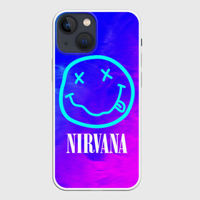 Чехол для iPhone 13 mini с принтом NIRVANA   НИРВАНА в Санкт-Петербурге,  |  | band | cobain | face | kurt | logo | music | nirvana | rock | rocknroll | группа | кобейн | курт | лого | логотип | музыка | музыкальная | нирвана | рожица | рок | рокнролл | символ