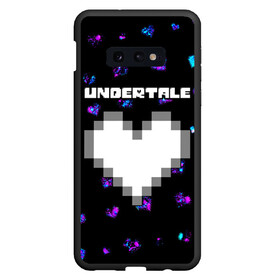 Чехол для Samsung S10E с принтом UNDERTALE АНДЕРТЕЙЛ в Санкт-Петербурге, Силикон | Область печати: задняя сторона чехла, без боковых панелей | Тематика изображения на принте: annoying | asriel | chara | dog | frisk | game | games | logo | papyrus | sans | tale | under | undertale | азриэль | андер | андертейл | игра | игры | лого | логотип | надоедливая | папирус | санс | сердечко | сердце | символ | символы | собака 