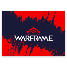 Поздравительная открытка с принтом WARFRAME / ВАРФРЕЙМ в Санкт-Петербурге, 100% бумага | плотность бумаги 280 г/м2, матовая, на обратной стороне линовка и место для марки
 | Тематика изображения на принте: frame | game | games | logo | prime | war | warframe | вар | варфрейм | игра | игры | кува | лого | логотип | логотипы | прайм | символ | символы | фрейм