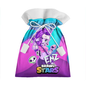 Подарочный 3D мешок с принтом Emz Brawl stars ЭМЗ в Санкт-Петербурге, 100% полиэстер | Размер: 29*39 см | Тематика изображения на принте: brawl | brawl stars | brawlstars | brawl_stars | emz | jessie | амз | бравл | бравлстарс | эма | эмз