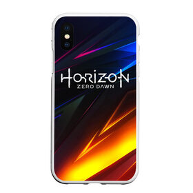 Чехол для iPhone XS Max матовый с принтом Horizon Zero Dawn STRIPES в Санкт-Петербурге, Силикон | Область печати: задняя сторона чехла, без боковых панелей | aloy | antasy girl | art | artwork | digital art | fantasy | horizon | horizon: zero dawn | landscape | tallneck | warrior fantasy | weapon | zero dawn